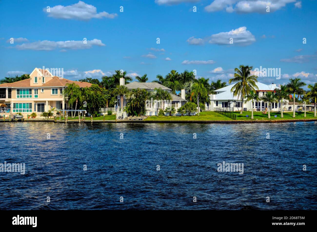 Cape Coral Yacht Club Community Park, FL Stock Photo