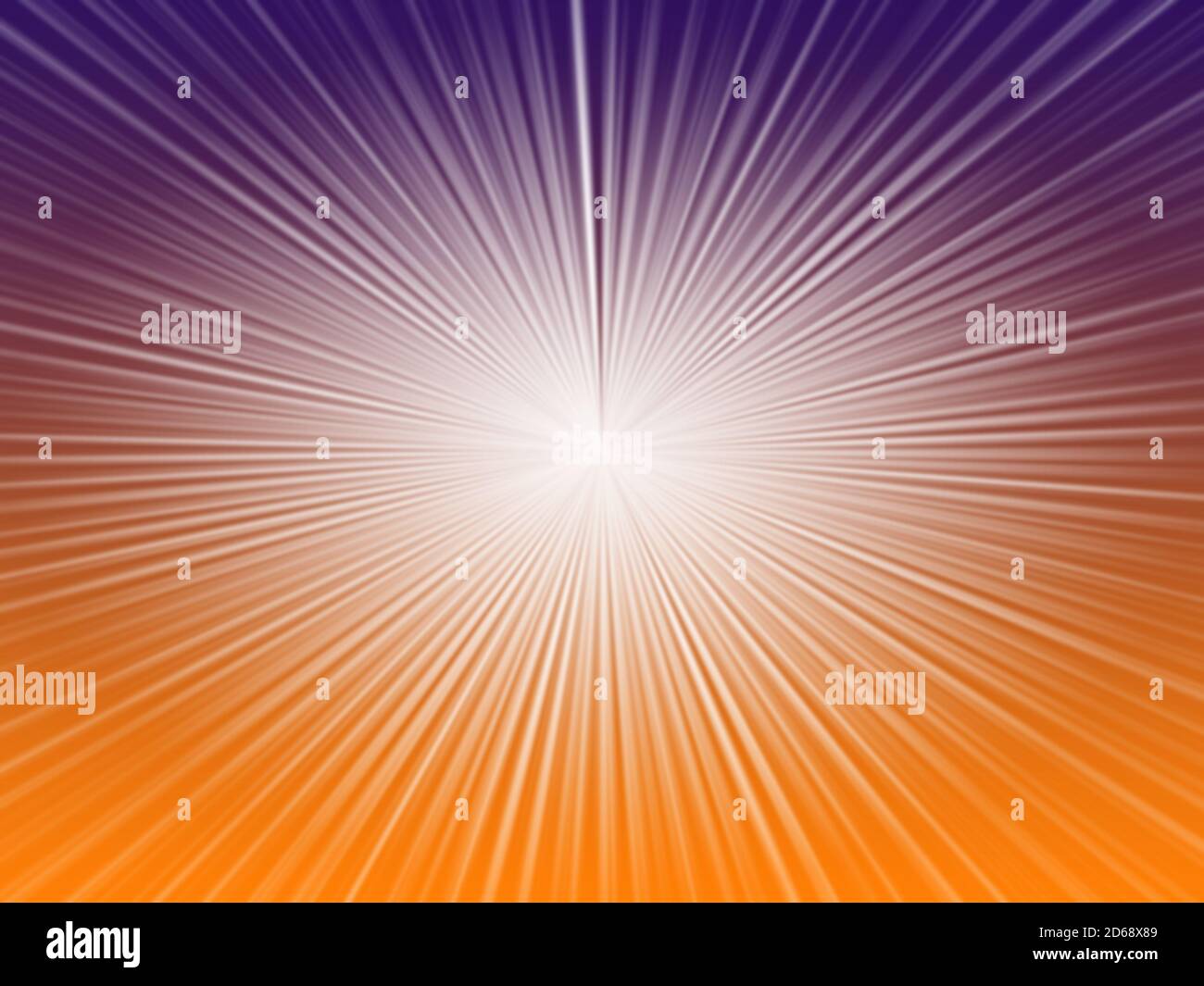 Orange and violet sunburst pattern background Stock Photo - Alamy