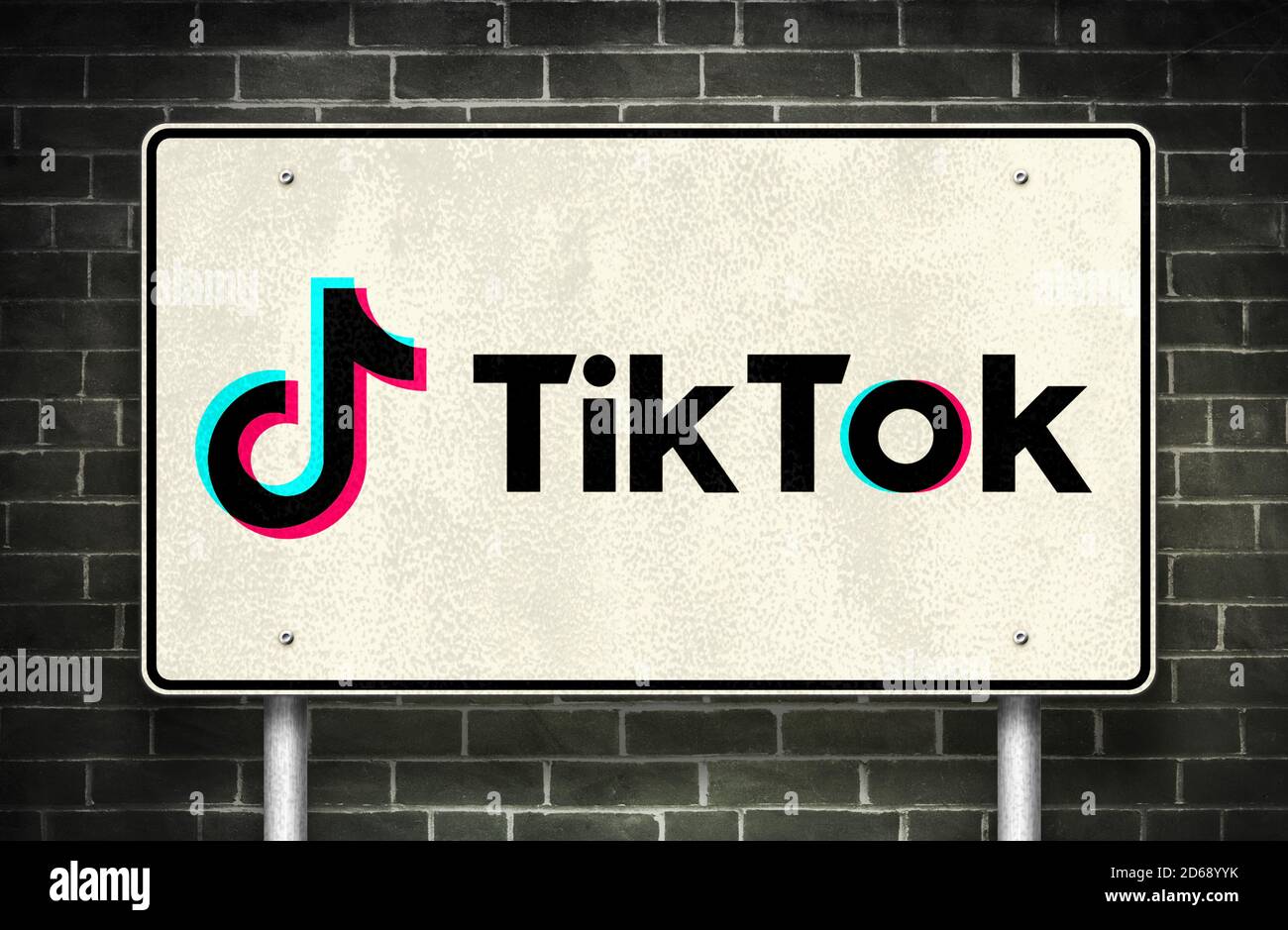 Tiktok logo Stock Photo