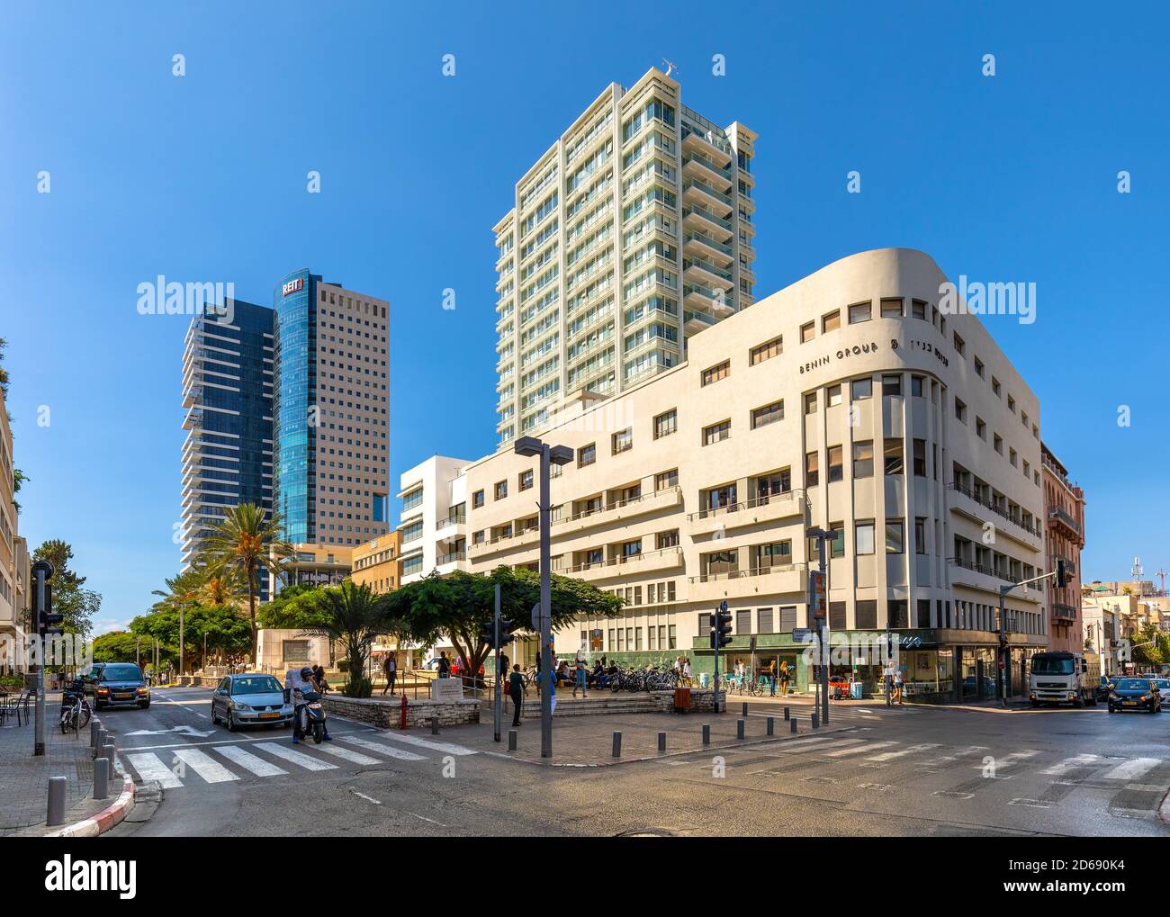 Tel Aviv Yafo, Gush Dan / Israel - 2017/10/11: Panoramic view of