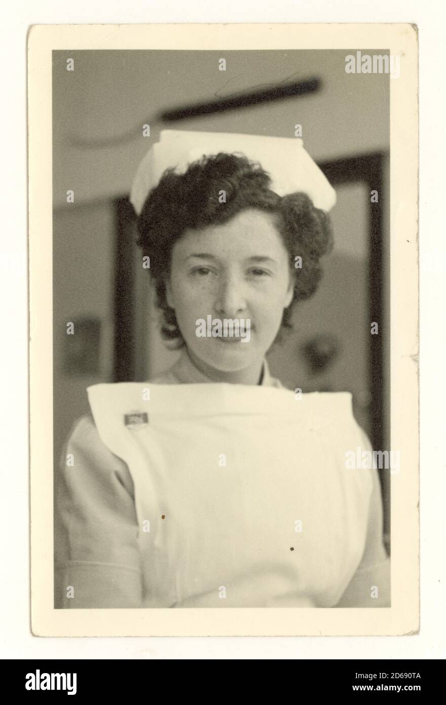 1950's postcard theatre nurse, 1950's U.K Stock Photo