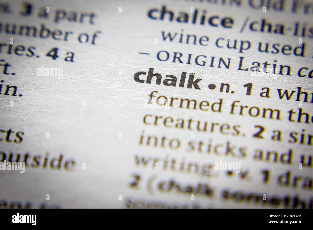 Chalk dictionary discount