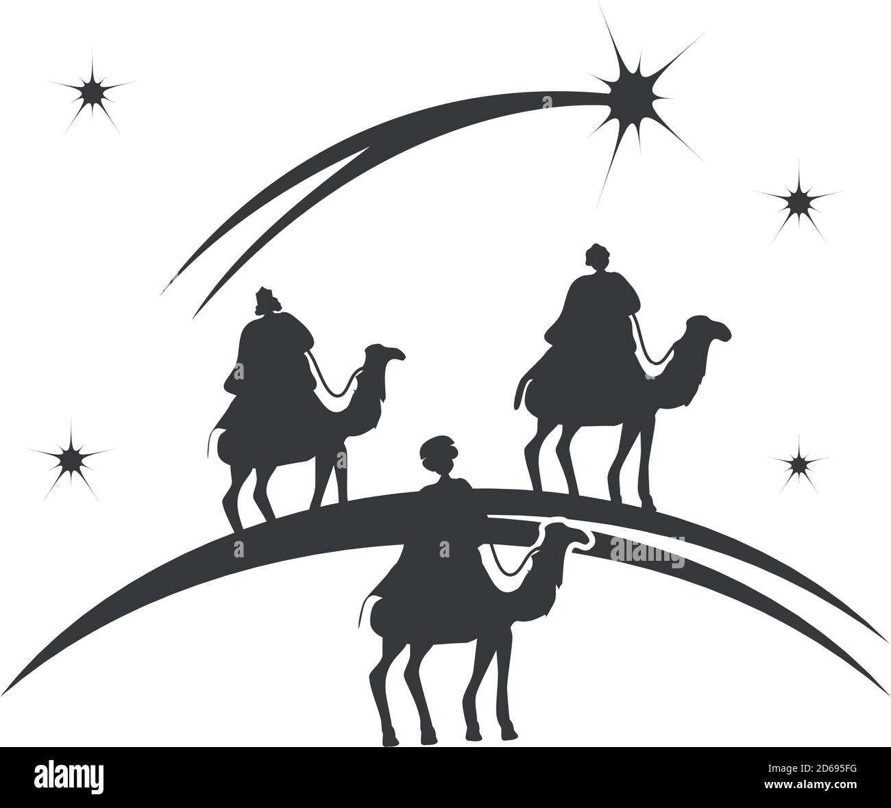 Wise Men Star Silhouette 3 Wise Men Riding Camels In Silhouette To Wise Men Star Silhouette 3 Wise Men Riding Camels In Silhouette To