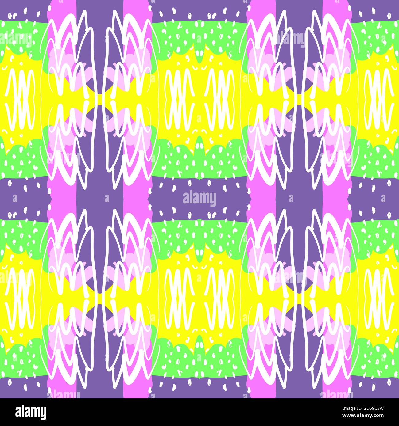 Abstract background seamless pattern , vector illustration . Free hand ...