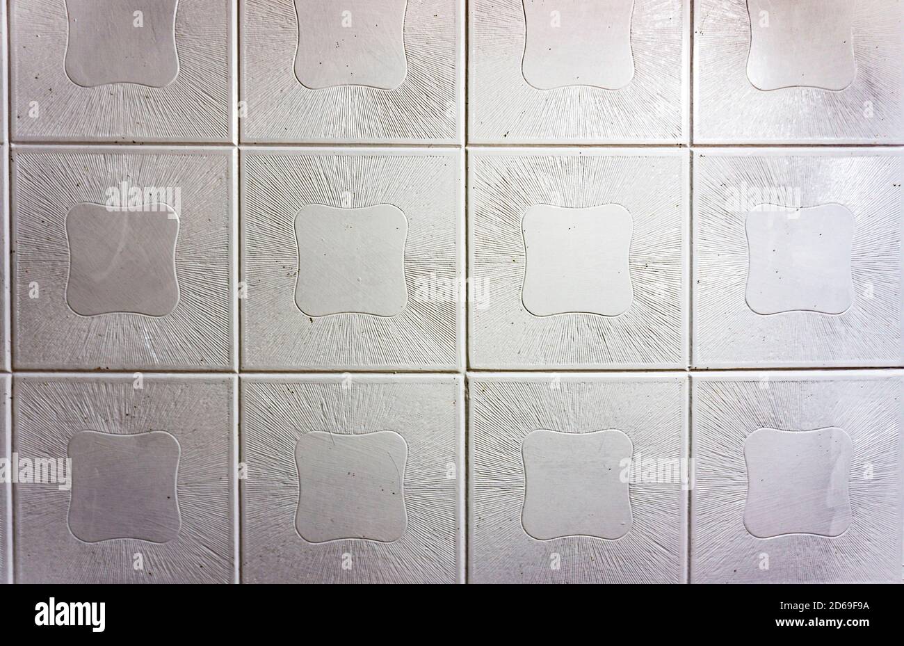 checkered white ceiling with decoration Stock Photo - Alamy