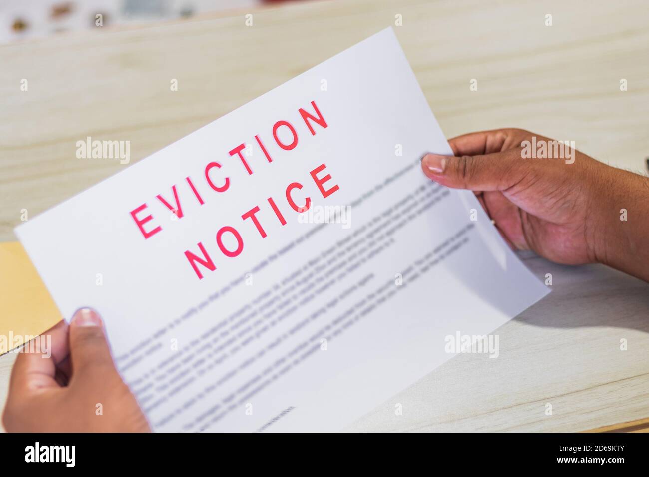 Eviction notice hi-res stock photography and images - Alamy