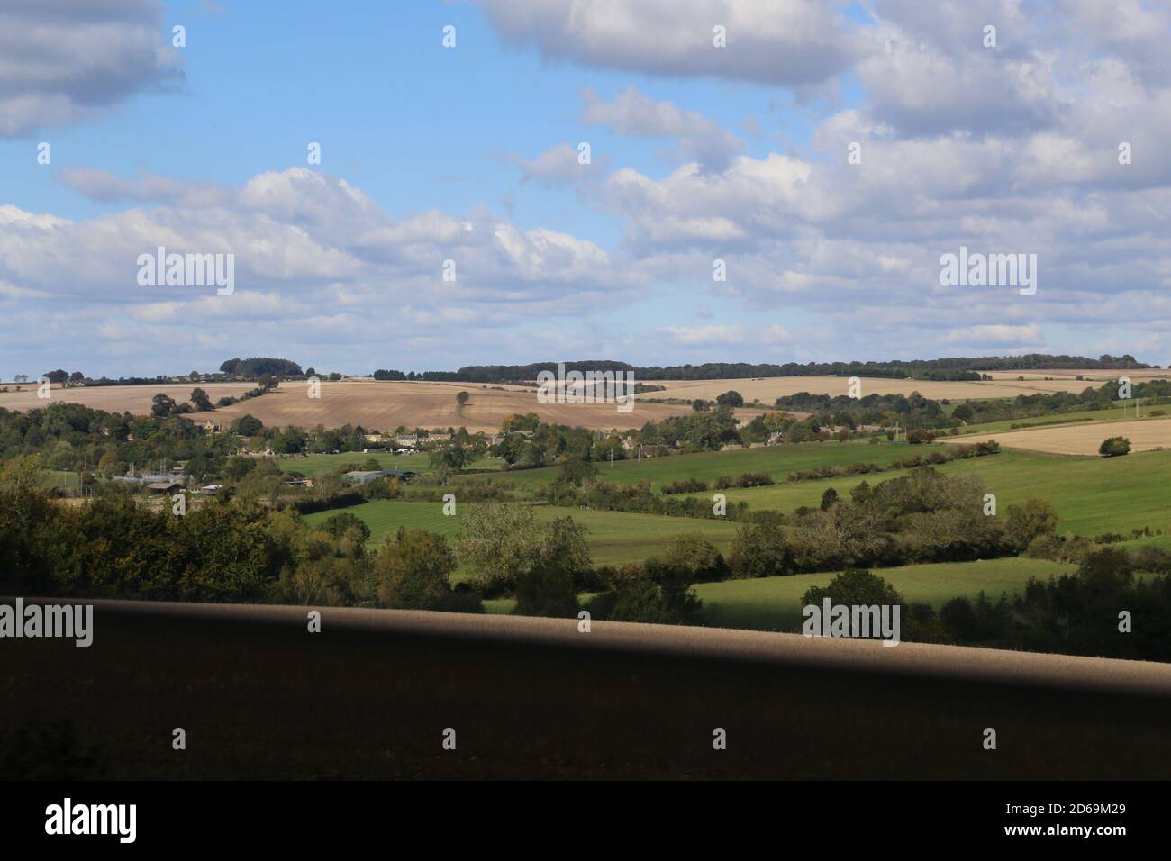 Rural Countryside Views in the heart of the Cotswolds Stock Photo