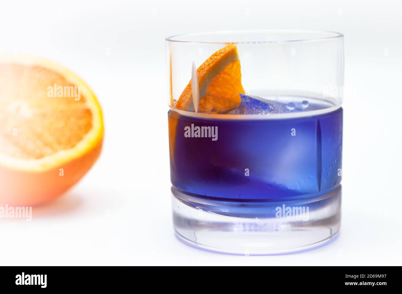 Gin on the rocks Stock Photo Alamy