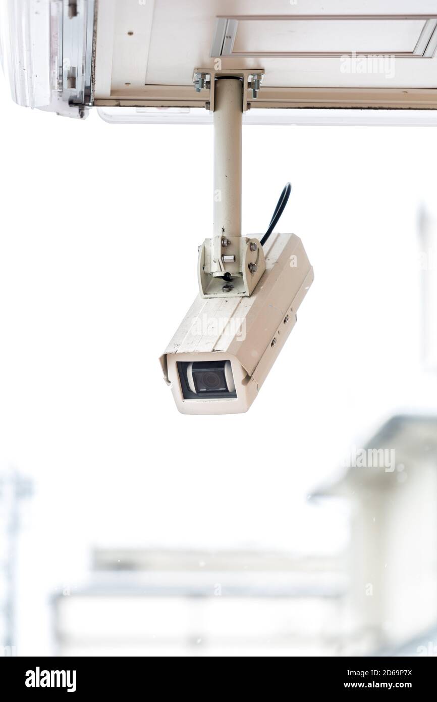 security camera CCTV of retail shop Stock Photo Alamy