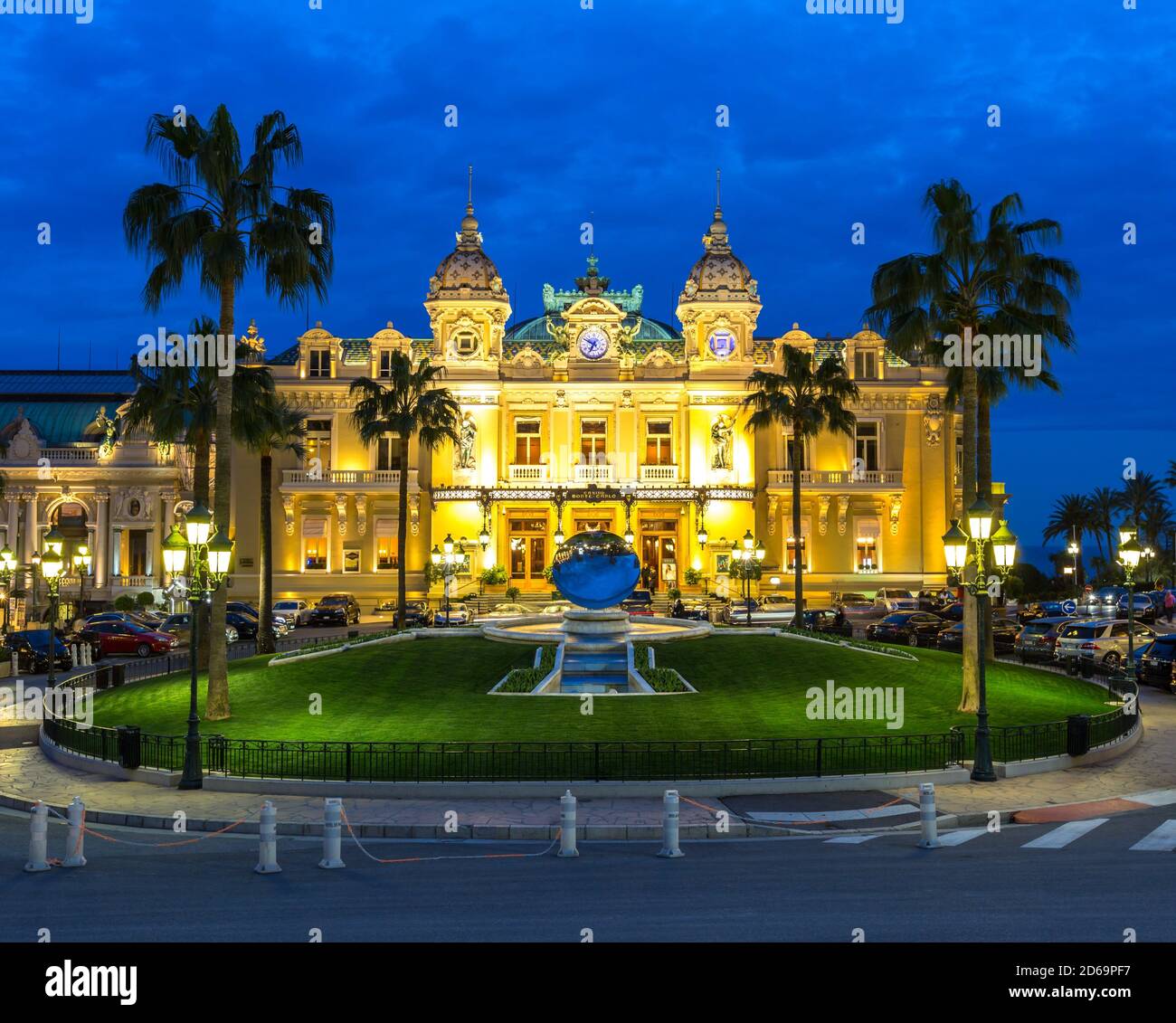 The Monte Carlo Casino, gambling and entertainment complex in Monte