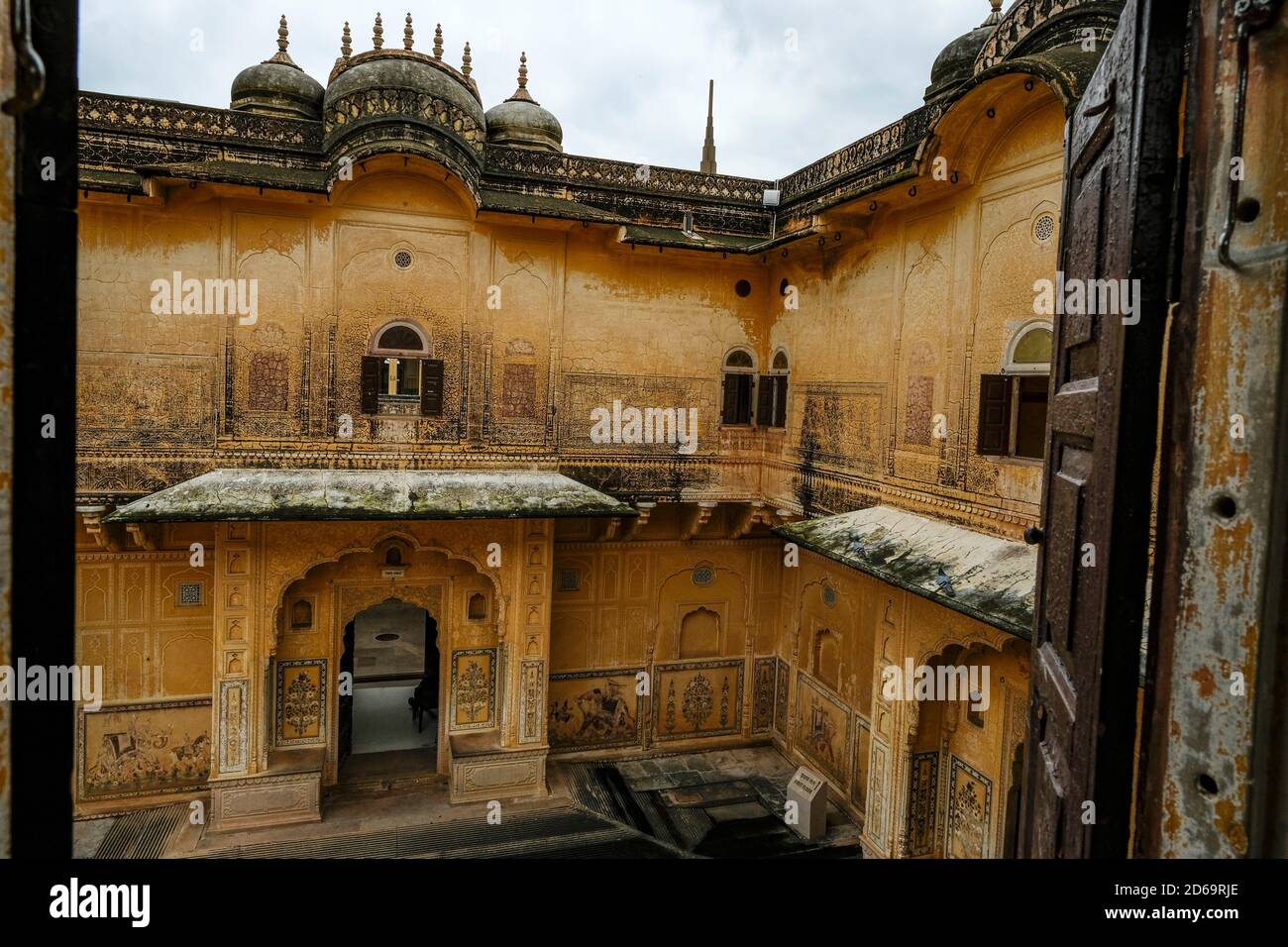 Jaipur, India - August 2020: View of the Nahargarh Fort, also known as Tiger Fort, in Jaipur on August 31, 2020 in Rajasthan, India. Stock Photo