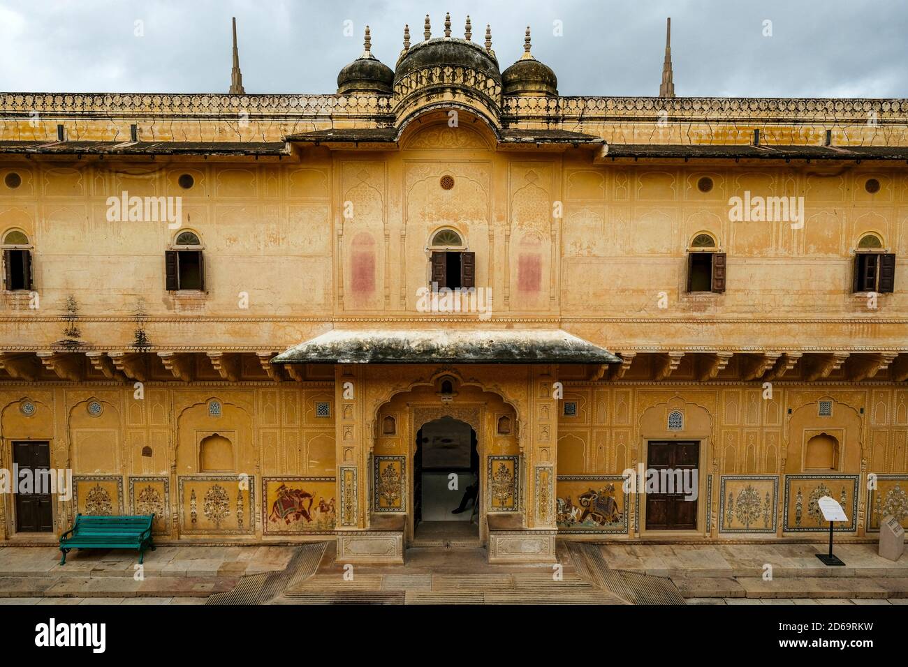 Jaipur, India - August 2020: View of the Nahargarh Fort, also known as Tiger Fort, in Jaipur on August 31, 2020 in Rajasthan, India. Stock Photo