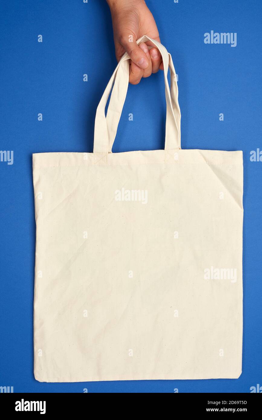 blue plastic bags with handles