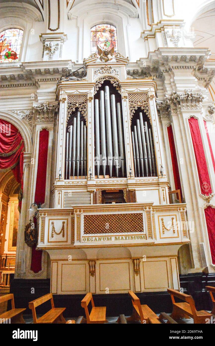 pipe organ in public places with free access Stock Photo Alamy