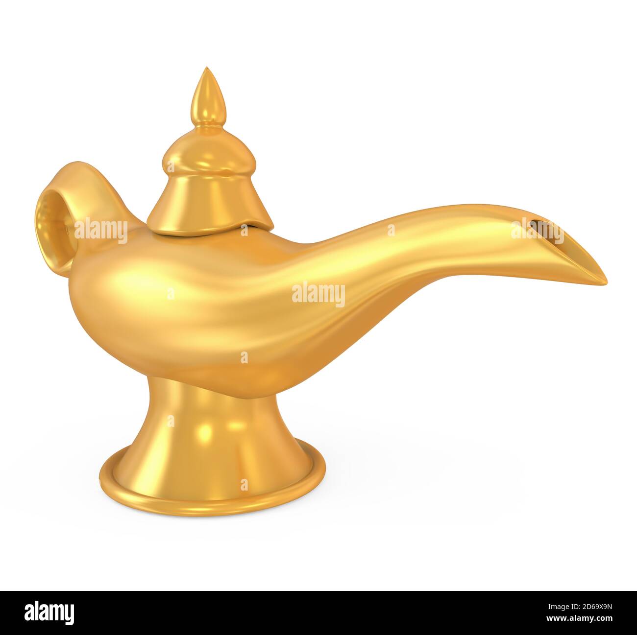 Magic Lamp Isolated Stock Photo Alamy
