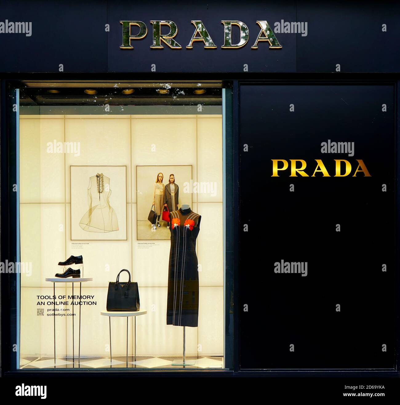 PRADA, SAFFIANO LEATHER BAG AND TECHNO SNEAKERS, Prada: Tools of Memory, 2020