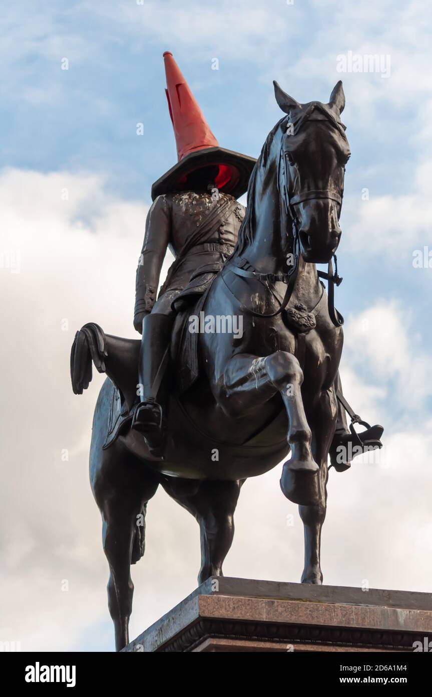 Iconic cone head man hires stock photography and images Alamy