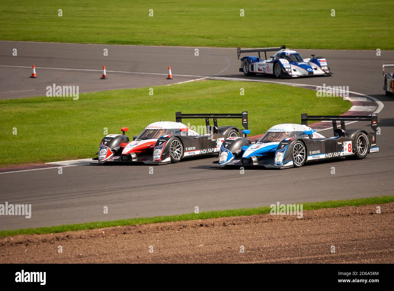 Le Mans Series racing at Silverstone in the UK Stock Photo