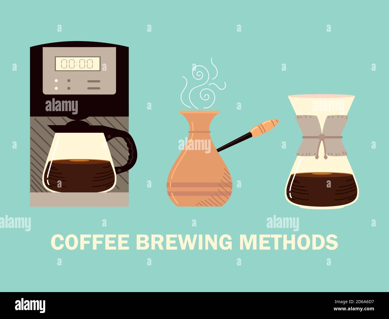 Gallery Detail: Coffee Brewing Methods Turkish Cezve Drip And Digital Machine Coffee