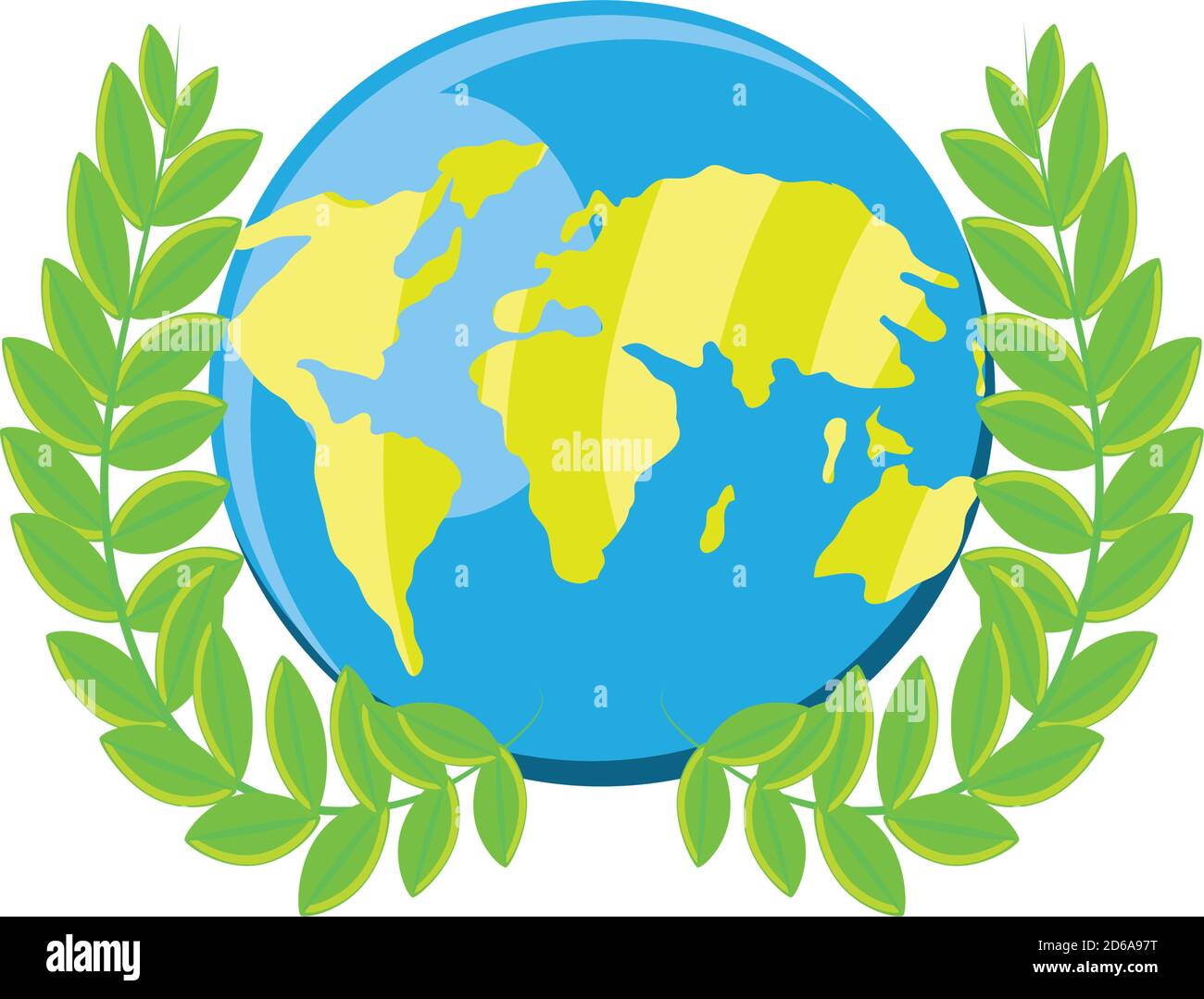 international human rights, world map peace emblem vector illustration detailed Stock Vector