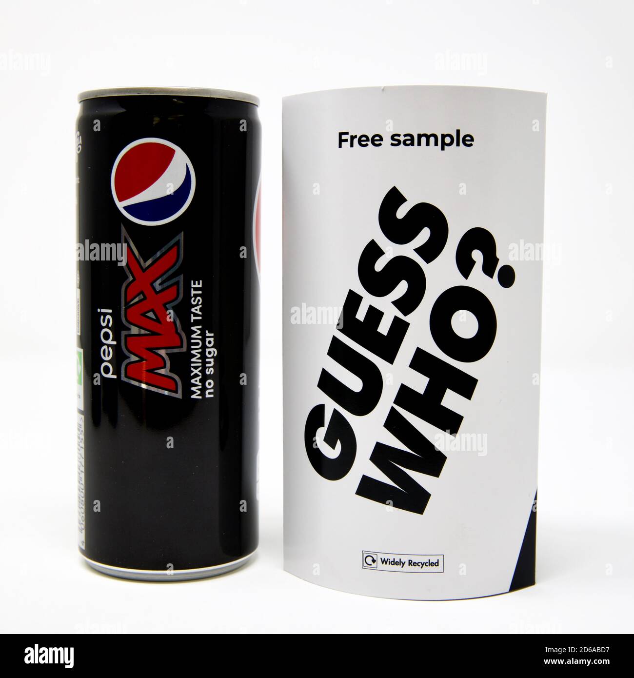 Pepsi Challenge - Guess Who Free sample Stock Photo - Alamy