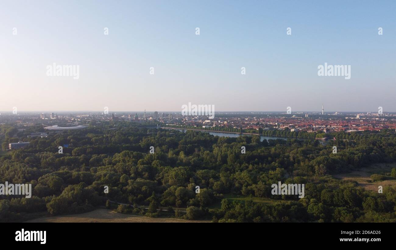 Hannover from the sky Stock Photo