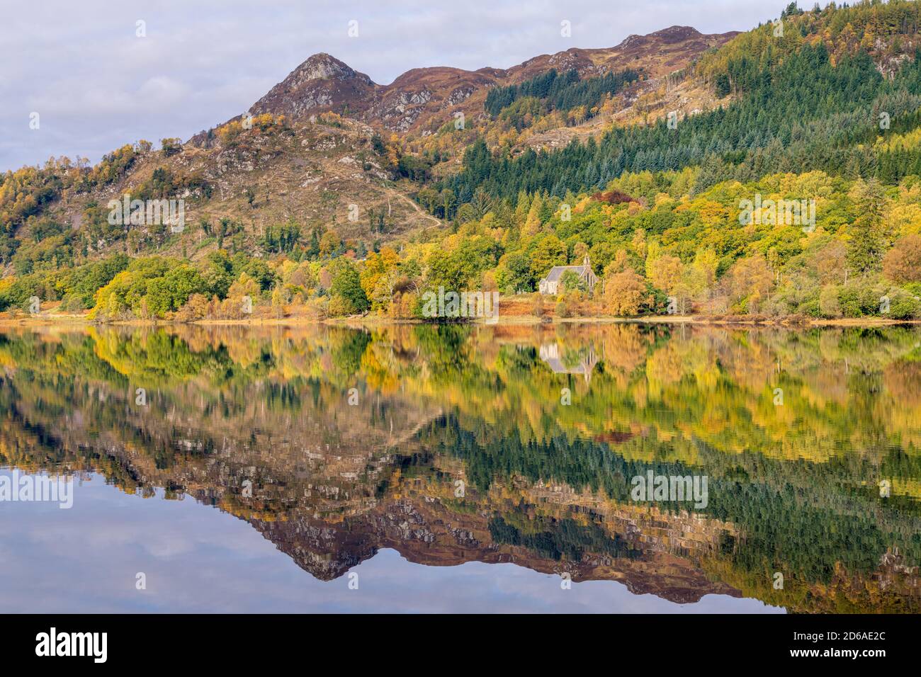 Loch Achray, The Trossachs, Scotland Stock Photo Alamy