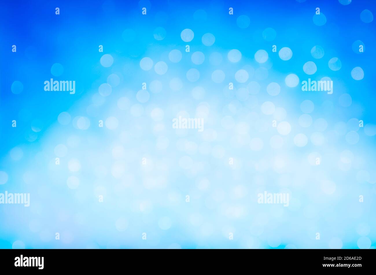 Christmas and New Year holidays blurred blue sparkles background ...