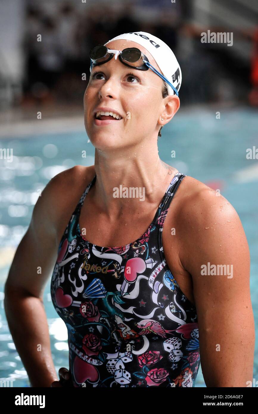 Italian Swimmer Federica Pellegrini High Resolution Stock Photography