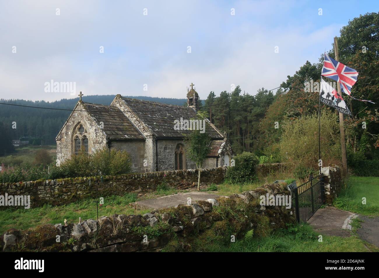 The Anglo-Scottish border. Great Britain. UK Stock Photo - Alamy