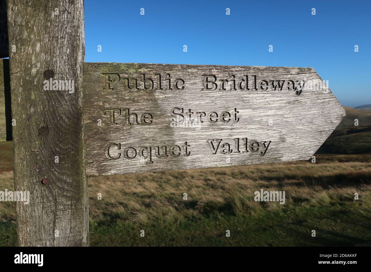 The Anglo-Scottish border. Great Britain. UK Stock Photo - Alamy