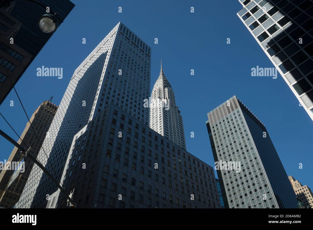 The landmarked Chrysler Building and other skyscrapers of midtown Manhattan. Oct. 14, 2020 Stock Photo