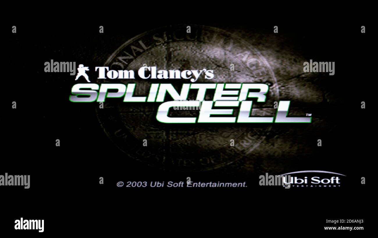 Tom Clancy's Splinter Cell Chaos Theory - Sony Playstation 2 PS2 -  Editorial use only Stock Photo - Alamy