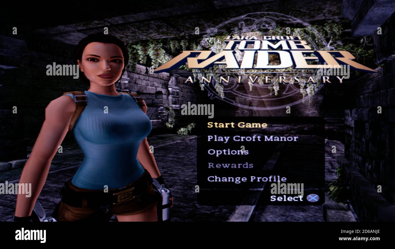 Lara Croft - Tomb Raider Anniversary - Sony Playstation 2 PS2 - Editorial  use only Stock Photo - Alamy