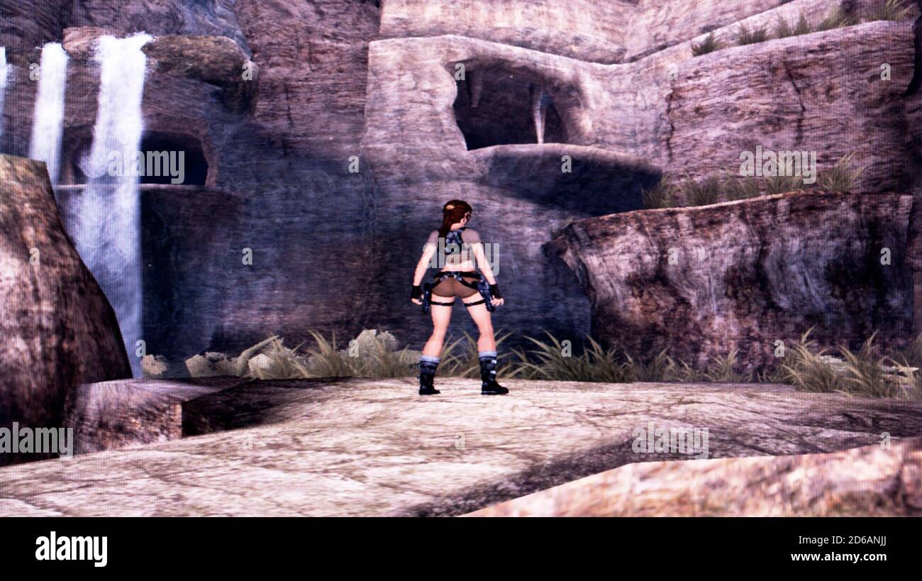 Lara Croft Tomb Raider Legend Sony Playstation 2 PS2 Editorial use only Stock Photo Alamy
