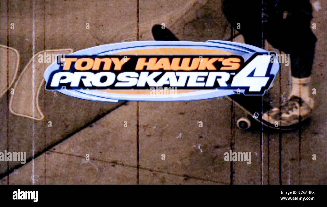 Tony Hawk's Pro Skater 4 - Sony Playstation 2 PS2 - Editorial use only  Stock Photo - Alamy