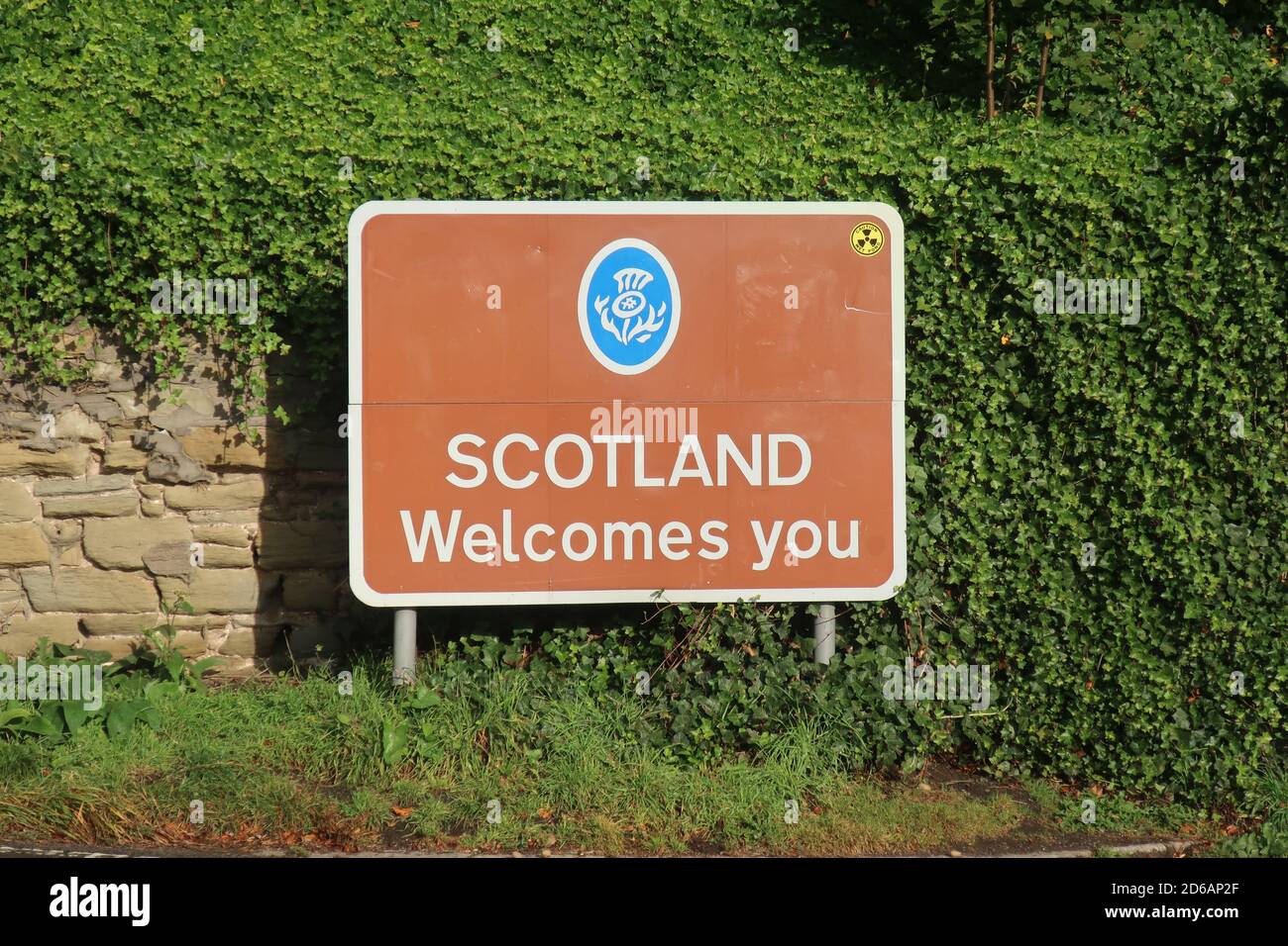 Scotland you sign. The AngloScottish border. Coldstream