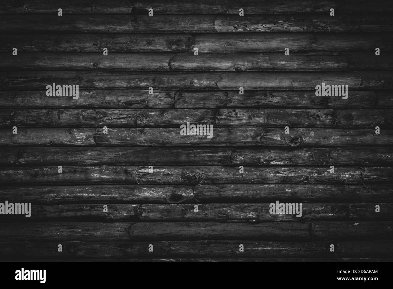 Dark wood plank wall texture background. Black wooden board old natural pattern. Reclaimed old grunge vintage wood wall Paneling texture. Stock Photo