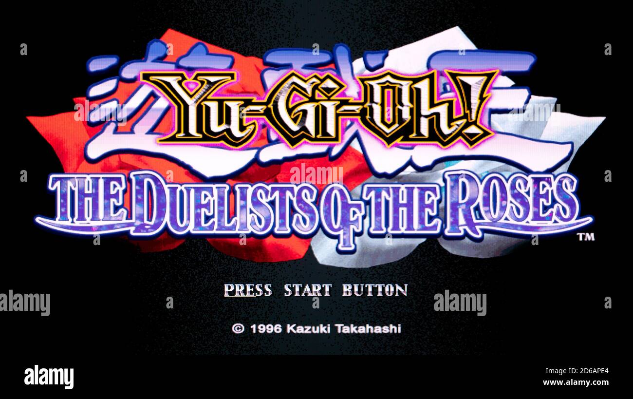 Yu-Gi-Oh! - The Duelists of The Roses - Sony Playstation 2 PS2 - Editorial use only Stock Photo