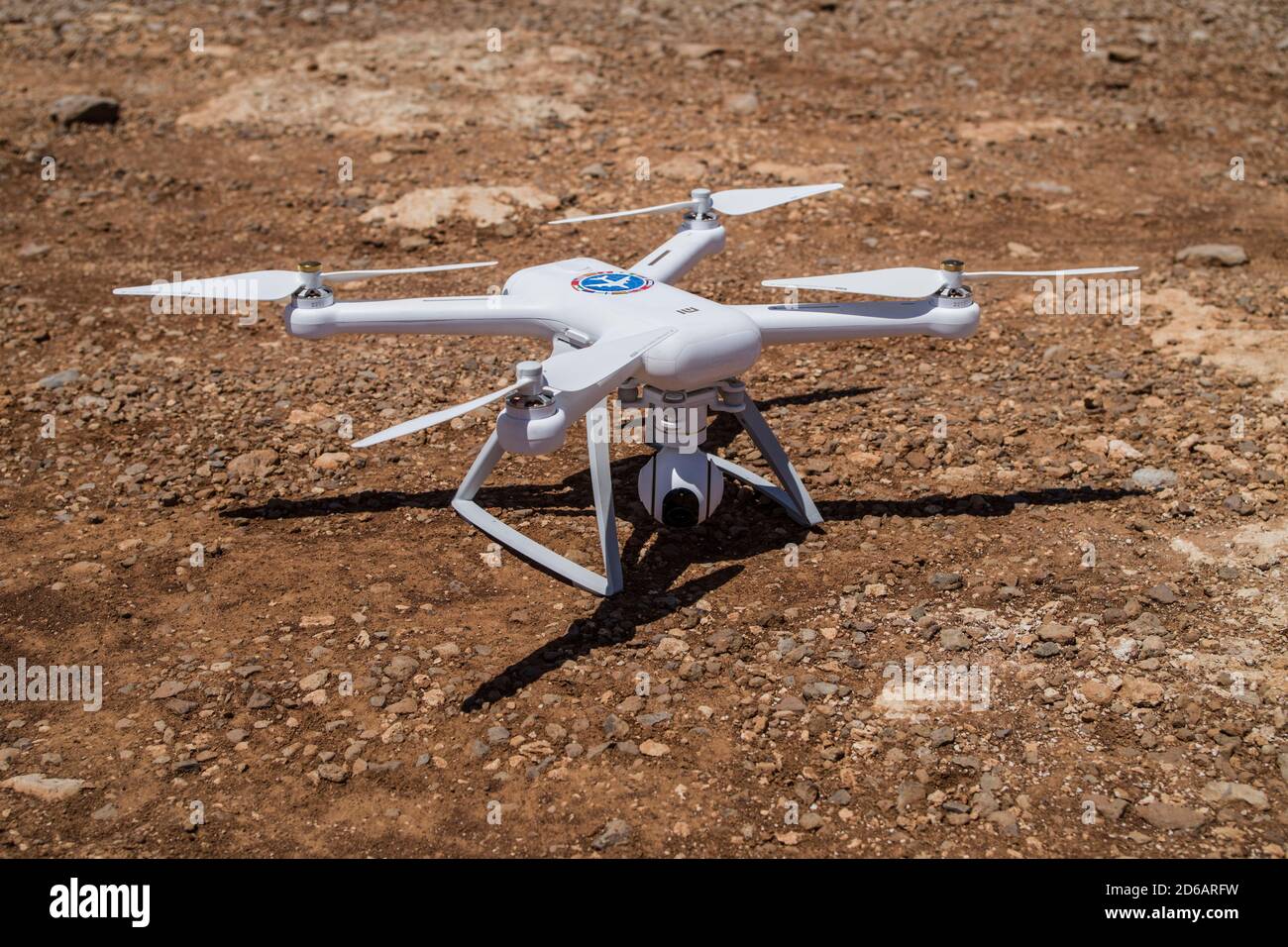 Xiaomi Mi Drone 4K flying and recording Stock Photo - Alamy