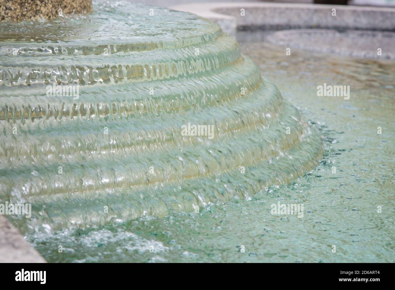 Waterspout fountain in Gmünd, Waldviertel, Austria Stock Photo