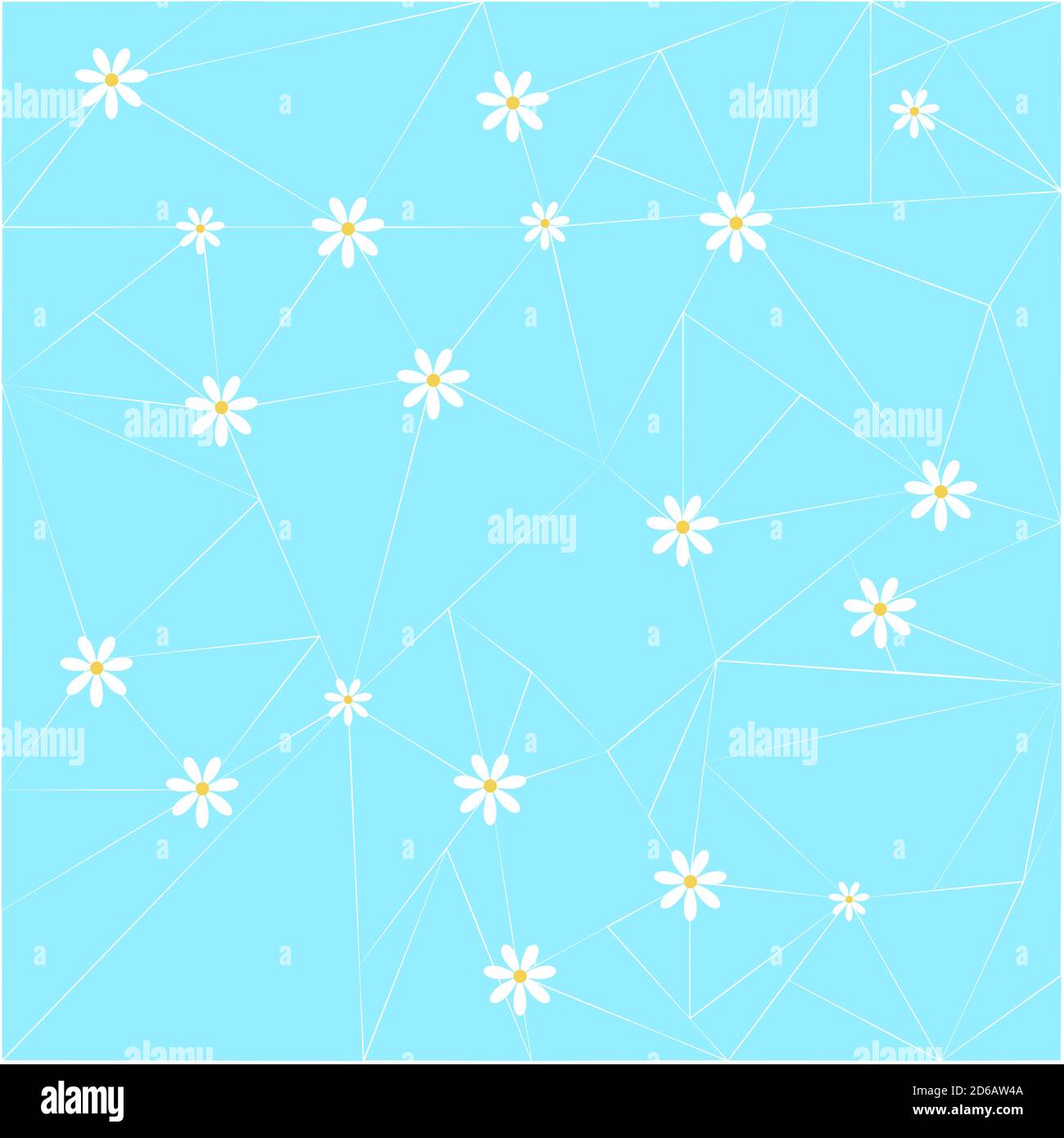 Background with cute daisy pattern. Great for Baby Shower, Wedding, Birthday, Mother's Day, Easter, Scrapbook, Gift Wrap, surface textures. See my Stock Vector