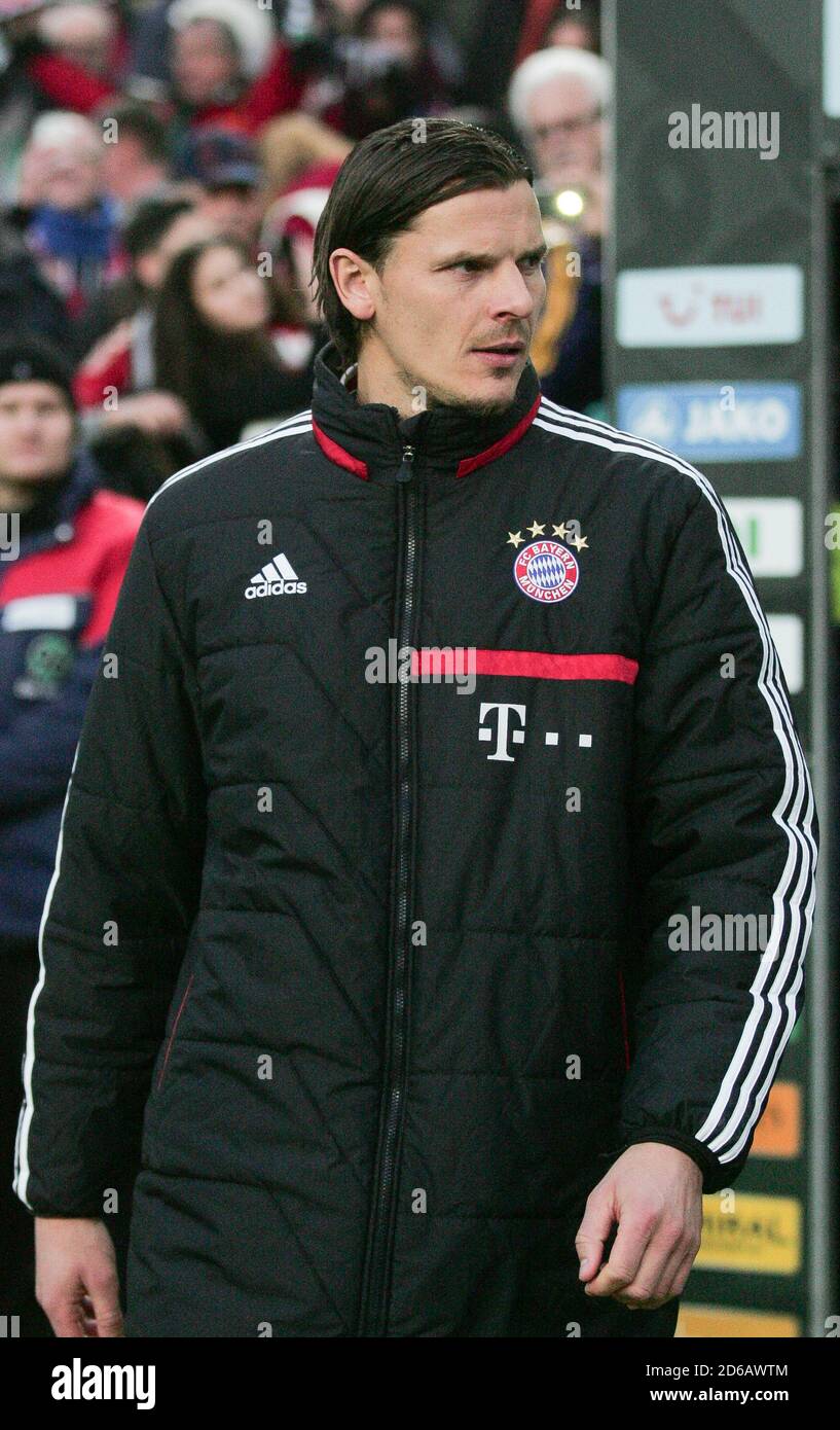 Daniel Van Buyten of Bayern Munich During Bundesliga   2013 / 2014  Hanovre - Bayern Munich on February 23 2014 in HDI-Arena , Hanovre Photo Laurent Lairys / DPPI Stock Photo