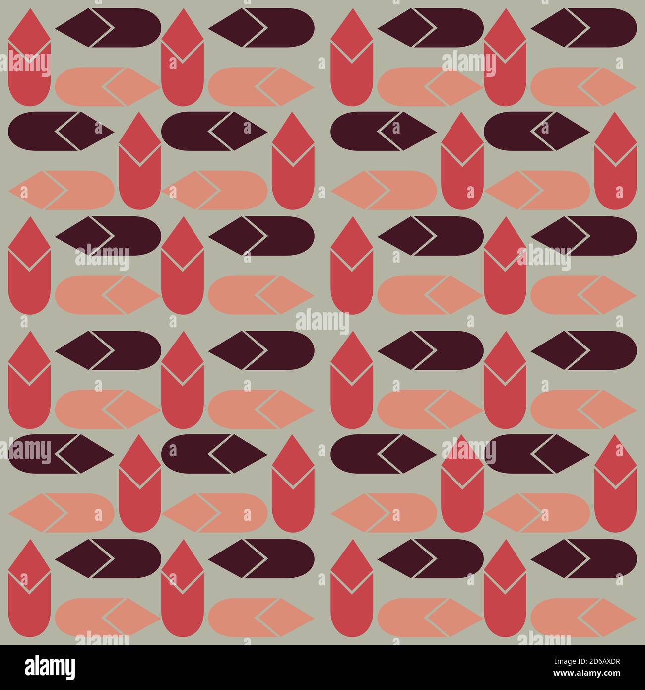 Abstract seamless pattern. Vector illustration. Print on paper, fabric, ceramic Stock Vector