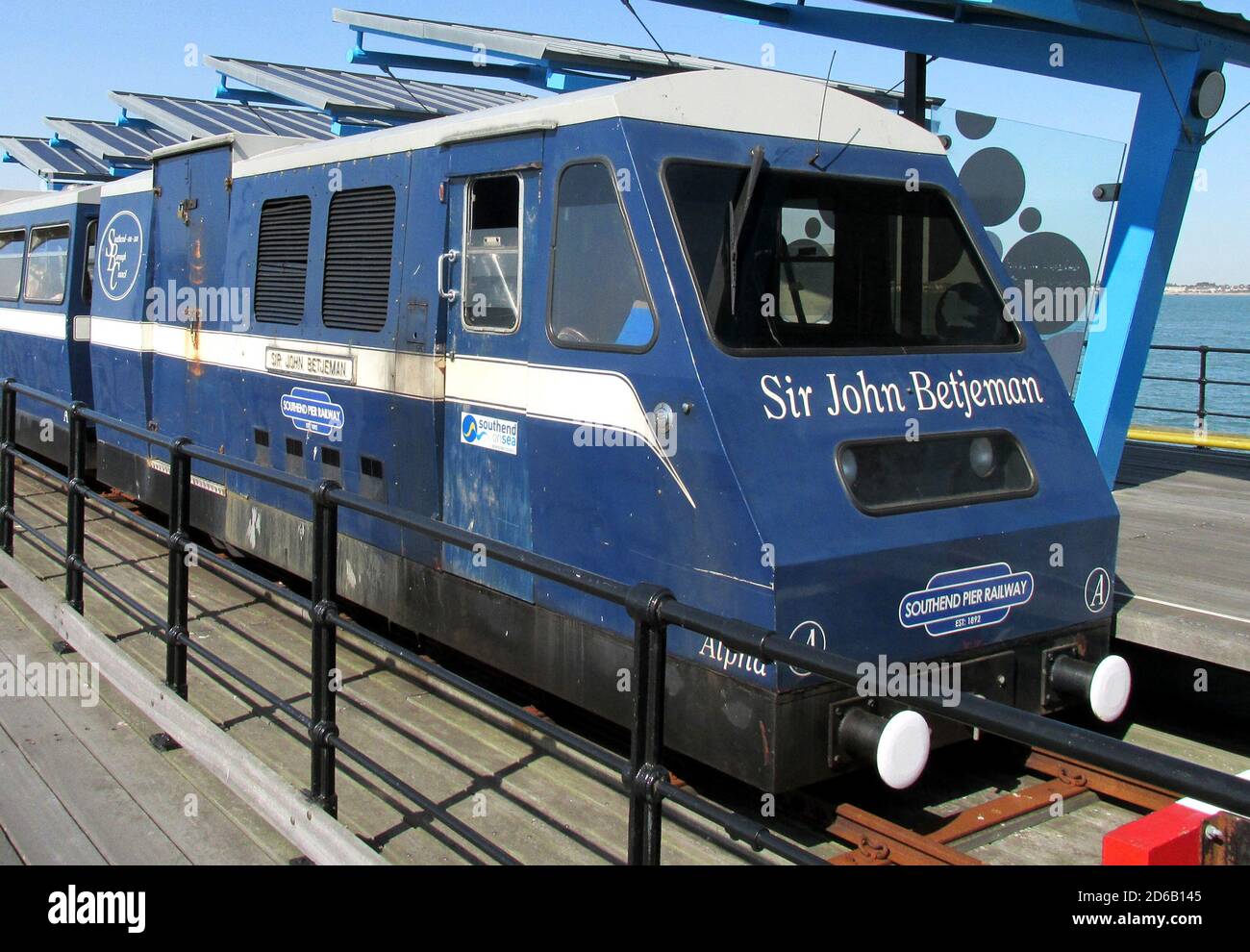 Pier Train Southend historic Pier Railway established in 1892 now run by two ...