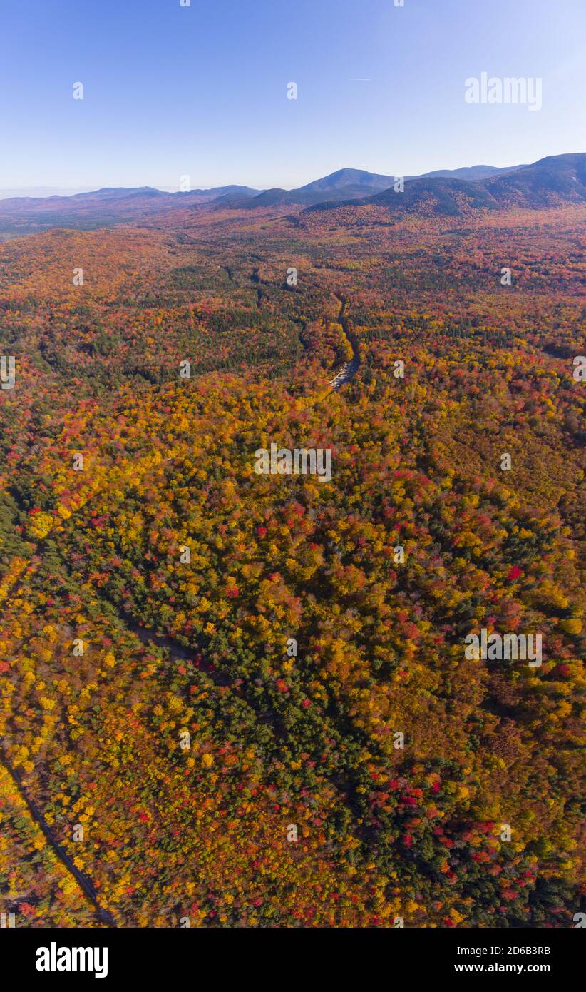 White Mountain National Forest fall foliage on Kancamagus Highway