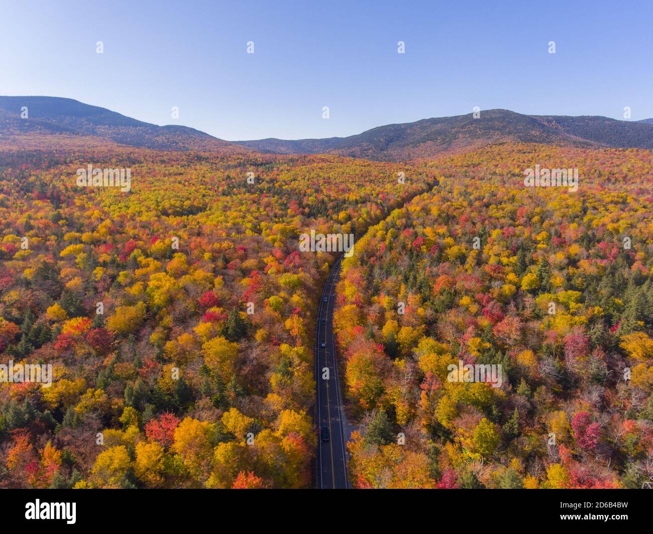 White Mountain National Forest fall foliage on Kancamagus Highway