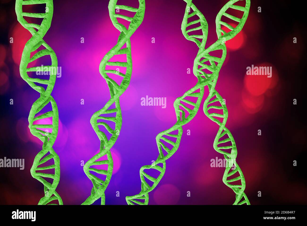Abstract DNA strand double helix genetics 3D illustration Stock Photo ...