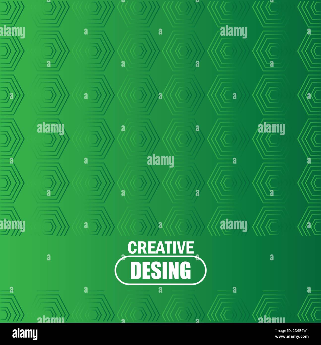 background green hexagonal shapes trendy texture template vector ...