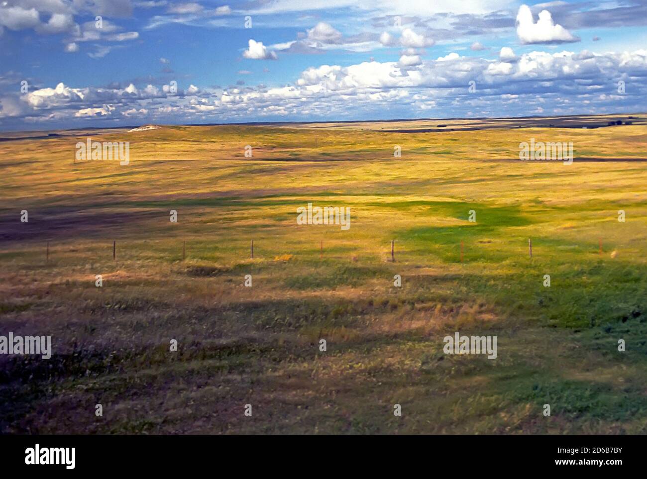 Typical prairie landscape - South Dakota Stock Photo